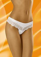 Beautiful thong, microfiber, lace embroidery